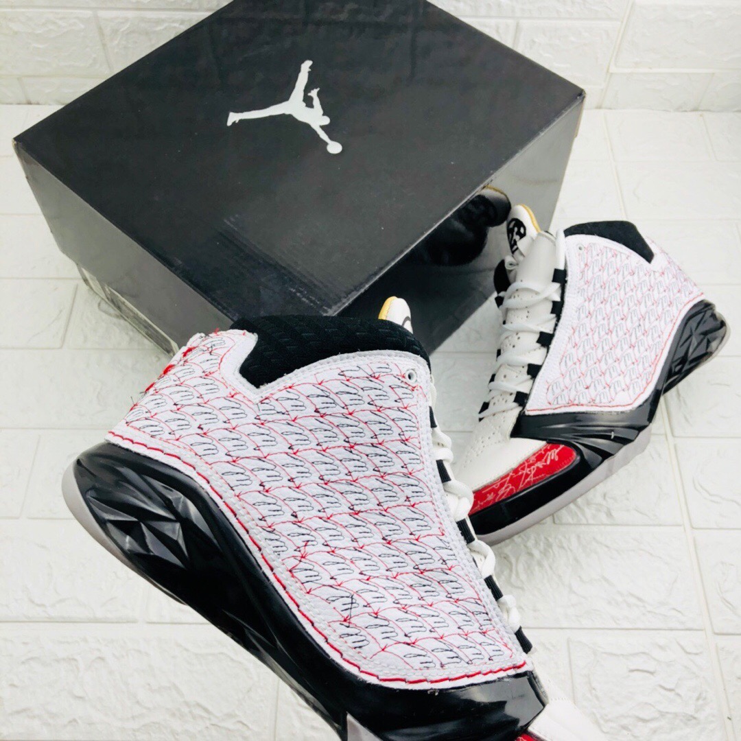 Authentic Air Jordan 23 White Black